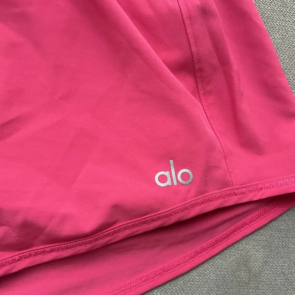 Alo Yoga Match Point Tennis Skirt Pink Summer Crush XXS